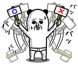 panda ossan 2 sticker #10463023