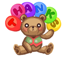 Anyway Cute Teddy Bear sticker #10463090