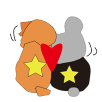 Mr.Rusta and Rus dog sticker #10463155