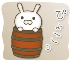 Antique rabbit sticker #10463241