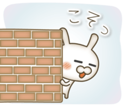 Antique rabbit sticker #10463244