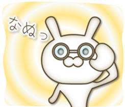 Antique rabbit sticker #10463246