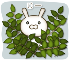 Antique rabbit sticker #10463247