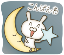 Antique rabbit sticker #10463251