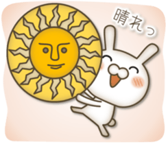 Antique rabbit sticker #10463252