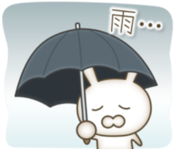 Antique rabbit sticker #10463253