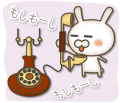 Antique rabbit sticker #10463254