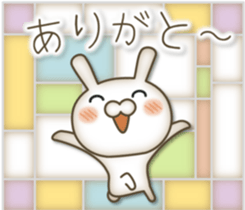 Antique rabbit sticker #10463255