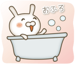 Antique rabbit sticker #10463263