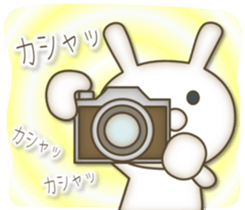 Antique rabbit sticker #10463270