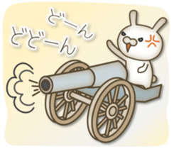 Antique rabbit sticker #10463273