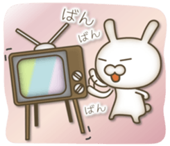 Antique rabbit sticker #10463274