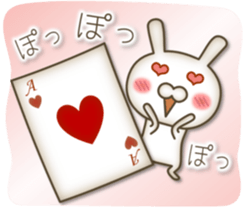 Antique rabbit sticker #10463275