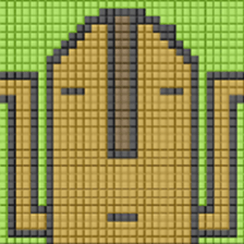 8-bit pixel Haniwa sticker #10463281