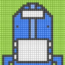 8-bit pixel Haniwa sticker #10463288