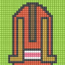 8-bit pixel Haniwa sticker #10463291