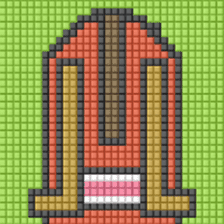 8-bit pixel Haniwa sticker #10463291