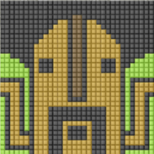 8-bit pixel Haniwa sticker #10463300