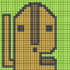 8-bit pixel Haniwa sticker #10463305