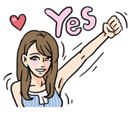 AsB - 109 The Comic Girl & The R Guy sticker #10464402