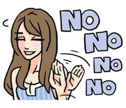 AsB - 109 The Comic Girl & The R Guy sticker #10464406