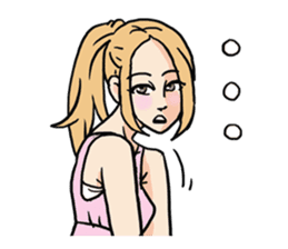 AsB - 109 The Comic Girl & The R Guy sticker #10464414