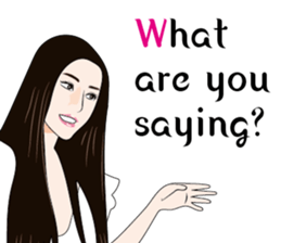 Asian beauty 2 sticker #10464523