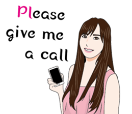 Asian beauty 2 sticker #10464538