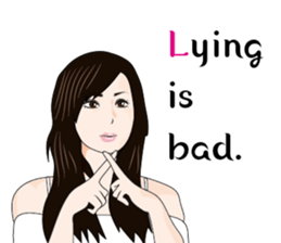 Asian beauty 2 sticker #10464552