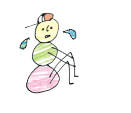 dumpling caterpillar 2 sticker #10464599