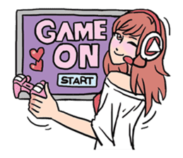 AsB - 110 Joy Girl / The Heart Player sticker #10464768