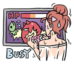 AsB - 110 Joy Girl / The Heart Player sticker #10464773