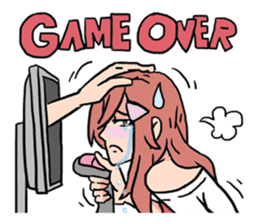 AsB - 110 Joy Girl / The Heart Player sticker #10464775