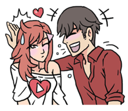 AsB - 110 Joy Girl / The Heart Player sticker #10464777