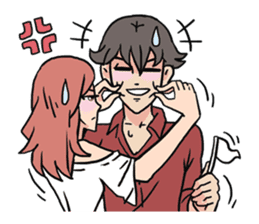 AsB - 110 Joy Girl / The Heart Player sticker #10464778