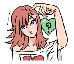 AsB - 110 Joy Girl / The Heart Player sticker #10464780