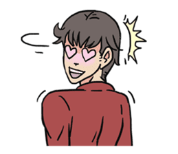 AsB - 110 Joy Girl / The Heart Player sticker #10464783