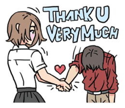 AsB - 110 Joy Girl / The Heart Player sticker #10464787