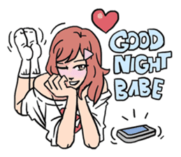 AsB - 110 Joy Girl / The Heart Player sticker #10464797