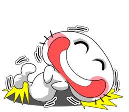 Funny face sea lion(v.eng) sticker #10464884