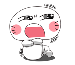 Funny face sea lion(v.eng) sticker #10464892