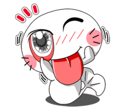 Funny face sea lion(v.eng) sticker #10464898