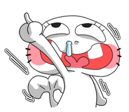 Funny face sea lion(v.eng) sticker #10464907