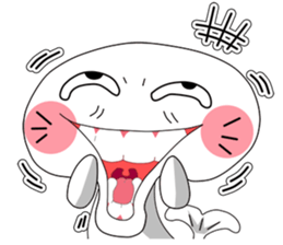 Funny face sea lion(v.eng) sticker #10464912