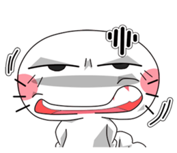 Funny face sea lion(v.eng) sticker #10464914