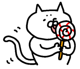 The cat which I drew 13 sticker #10465209