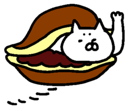 The cat which I drew 13 sticker #10465213