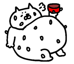 The cat which I drew 13 sticker #10465214