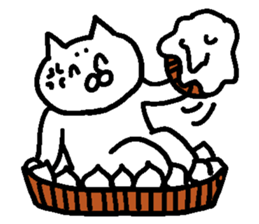 The cat which I drew 13 sticker #10465217