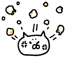 The cat which I drew 13 sticker #10465219